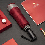 Reverse Folding  Umbrella With Reflective Strips