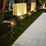 1pcs Outdoor LED Solar Flashing Fireworks Lights