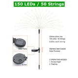 1pcs Outdoor LED Solar Flashing Fireworks Lights